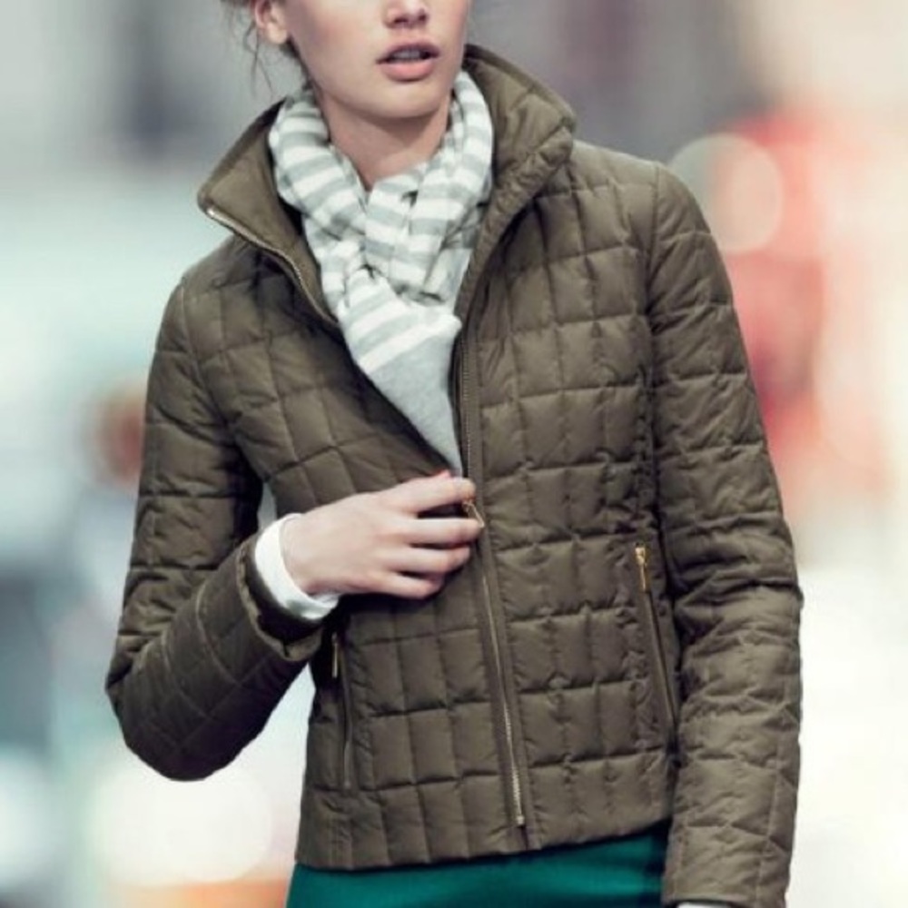 J CREW Snowcap Quilted Puffer Jacket